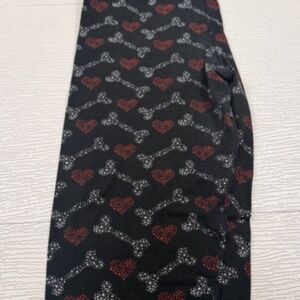 FABULEGS dog bone pattern leggings size xl